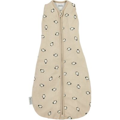 Meyco baby penguin cocoon inbakerslaapzak - soft sand - 4-8 maanden - 70cm - 0.3 tog Meyco baby penguin cocoon inbakerslaapzak - soft sand - 4-8 maanden - 70cm - 0.3 tog