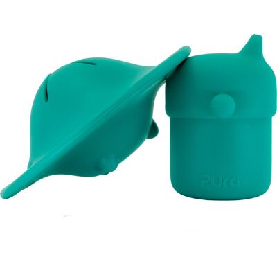 Pura my-my™ - silicone - tuitbeker en snack cup - 150 ml - mint Pura my-my™ - silicone - tuitbeker en snack cup - 150 ml - mint