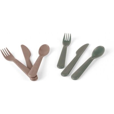 DANTOY Tiny Bio Bestek Set - Kids, Milieuvriendelijk, 8 stuks DANTOY Tiny Bio Bestek Set - Kids, Milieuvriendelijk, 8 stuks