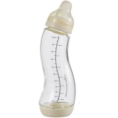 Difrax glazen s-fles natural - anti-koliek - s fles - 250ml - 1 stuk Difrax glazen s-fles natural - anti-koliek - s fles - 250ml - 1 stuk