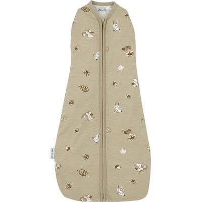Meyco baby forest animals cocoon inbakerslaapzak - sand - 4-8 maanden - 70cm - 0.3 tog Meyco baby forest animals cocoon inbakerslaapzak - sand - 4-8 maanden - 70cm - 0.3 tog