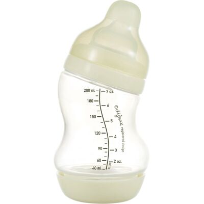 Difrax babyfles breed - 200 ml - wit - 1 stuk - s-fles - anti koliek Difrax babyfles breed - 200 ml - wit - 1 stuk - s-fles - anti koliek