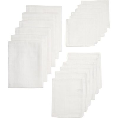 Meyco Baby Hydrofiel Starterset - 18-delig - Wit - Babyverzorgingsset Meyco Baby Hydrofiel Starterset - 18-delig - Wit - Babyverzorgingsset