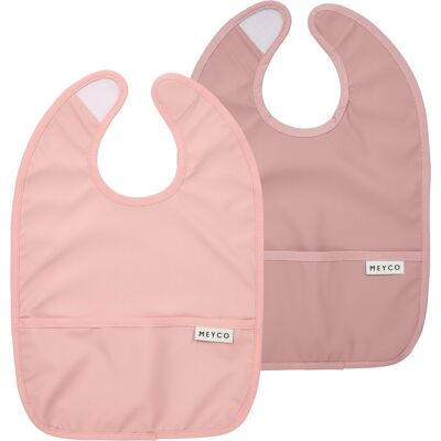 Meyco slab met opvangbak - 2 stuks - purple pink / soft rose Meyco slab met opvangbak - 2 stuks - purple pink / soft rose