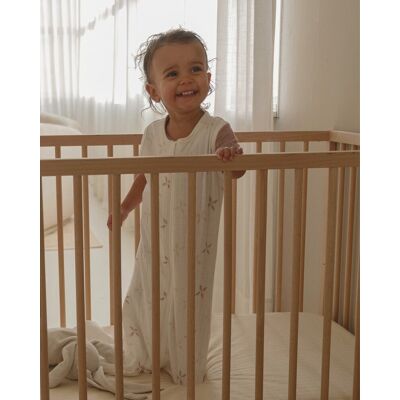 Lodger hopper - baby zomerslaapzak - hydrofiel - paars - 98cm - 0.3 tog - biologisch katoen Lodger hopper - baby zomerslaapzak - hydrofiel - paars - 98cm - 0.3 tog - biologisch katoen