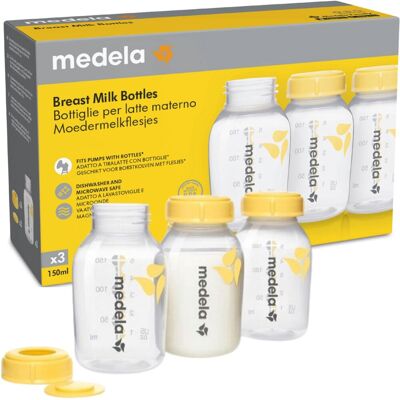 Medela 0074 Babyfles - 150ml, Unisex, 3-Pack Medela 0074 Babyfles - 150ml, Unisex, 3-Pack
