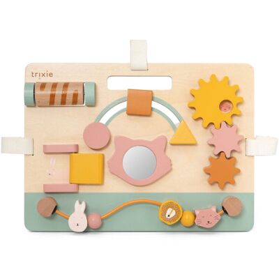 Trixie houten activiteitenpaneel – mrs. cat – 6m+ – fsc hout - leuk als kraamcadeau Trixie houten activiteitenpaneel – mrs. cat – 6m+ – fsc hout - leuk als kraamcadeau