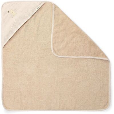 Little Dutch Badcape - beige - 75 x 75 - newborn naturals - baby bunny Little Dutch Badcape - beige - 75 x 75 - newborn naturals - baby bunny