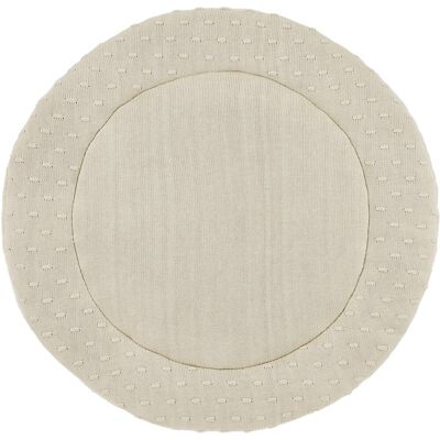 Meyco baby knots boxkleed rond - ⌀95cm - soft sand Meyco baby knots boxkleed rond - ⌀95cm - soft sand