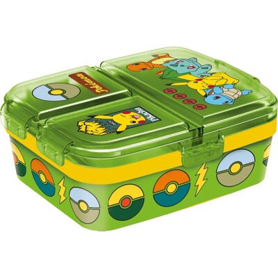 Stor Pokémon kinderlunchbox green forest - broodtrommel met 4 vakken voor kinderen vanaf 4 jaar - vaatwasserbestendig & bpa-vrij - lichtgroen Stor Pokémon kinderlunchbox green forest - broodtrommel met 4 vakken voor kinderen vanaf 4 jaar - vaatwasserbestendig & bpa-vrij - lichtgroen