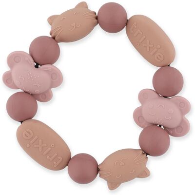 Trixie siliconen bijtring armband mrs. cat & mrs. butterfly - sensorisch bijtspeelgoed voor baby's Trixie siliconen bijtring armband mrs. cat & mrs. butterfly - sensorisch bijtspeelgoed voor baby's