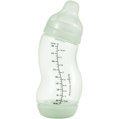 Difrax babyfles breed - 310 ml - groen - 1 stuk - s-fles - anti koliek Difrax babyfles breed - 310 ml - groen - 1 stuk - s-fles - anti koliek