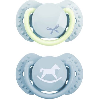 DIFRAX - Dynamic Baby - Blauw - 0-2m - Fopspeen DIFRAX - Dynamic Baby - Blauw - 0-2m - Fopspeen