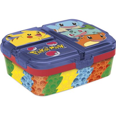 Stor Pokémon kinderlunchbox team blue - broodtrommel met 4 vakken voor kinderen vanaf 4 jaar - vaatwasserbestendig & bpa-vrij - blauw Stor Pokémon kinderlunchbox team blue - broodtrommel met 4 vakken voor kinderen vanaf 4 jaar - vaatwasserbestendig & bpa-vrij - blauw