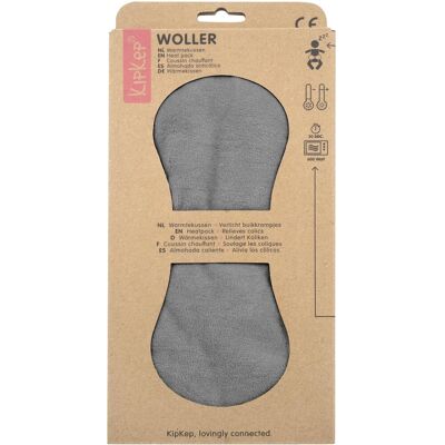 KipKep woller warmtekussen - pebble grey - pittenzak - bij buikkrampjes - kruik - onrust - huilbaby - grijs KipKep woller warmtekussen - pebble grey - pittenzak - bij buikkrampjes - kruik - onrust - huilbaby - grijs