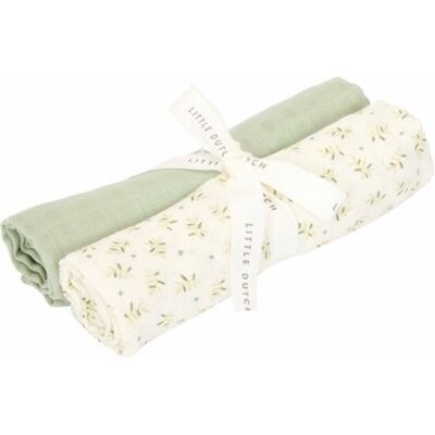 Little Dutch Biologische Babyhanddoek Set - 70x70cm Little Dutch Biologische Babyhanddoek Set - 70x70cm