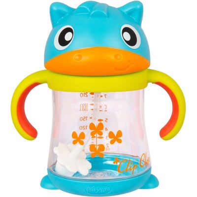 Playgro clip clop rietjesbeker met verzwaard rietje - antilek - bpa-vrij - vanaf 6 maanden - 240 ml - vaatwasserbestendig Playgro clip clop rietjesbeker met verzwaard rietje - antilek - bpa-vrij - vanaf 6 maanden - 240 ml - vaatwasserbestendig