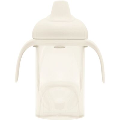 Difrax tuitbeker drinkbeker - 250 ml - 6+ maanden - beige - 1 stuk Difrax tuitbeker drinkbeker - 250 ml - 6+ maanden - beige - 1 stuk