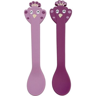 Trixie Siliconen lepel 2-pack - mrs. peacock Trixie Siliconen lepel 2-pack - mrs. peacock