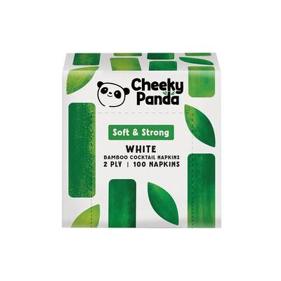 Servetten The Cheeky Panda PFCNAPKX30 2-laags Wit Servetten The Cheeky Panda PFCNAPKX30 2-laags Wit
