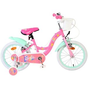 Volare Barbie kinderfiets - meisjes - 16 inch - roze - twee handremmen Roze Volare Barbie kinderfiets - meisjes - 16 inch - roze - twee handremmen Roze