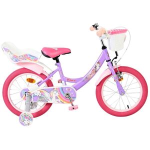 Volare unicorn kinderfiets - meisjes - 16 inch - paars Paars Volare unicorn kinderfiets - meisjes - 16 inch - paars Paars