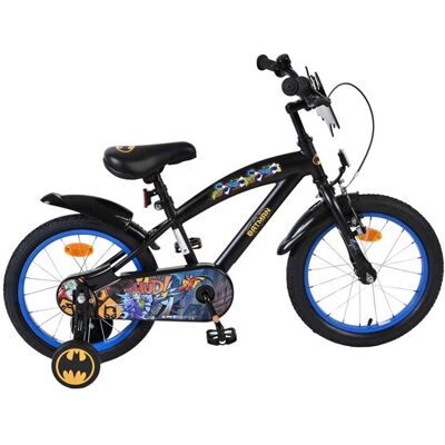 Batman kinderfiets - jongens - 16 inch - zwart Zwart Batman kinderfiets - jongens - 16 inch - zwart Zwart