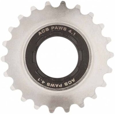 ACS Freewheel bmx 22t 3/32 paws 4.1 nikkel zwart Zwart ACS Freewheel bmx 22t 3/32 paws 4.1 nikkel zwart Zwart