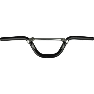VWP stuur bmx met chrome spil 102mm/4" aluminium zwart Zwart-zilver VWP stuur bmx met chrome spil 102mm/4" aluminium zwart Zwart-zilver