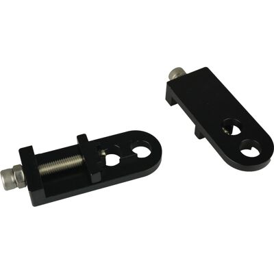 VWP kettingspanner bmx cnc alu voor 3/8"as black (p/2) Zwart VWP kettingspanner bmx cnc alu voor 3/8"as black (p/2) Zwart