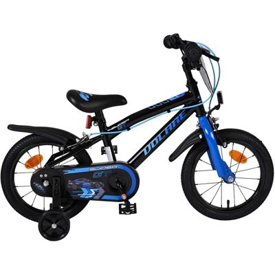 Volare super gt kinderfiets - jongens - 14 inch - blauw - twee handremmen Blauw Volare super gt kinderfiets - jongens - 14 inch - blauw - twee handremmen Blauw