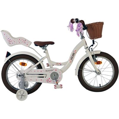 Volare Blossom 16 Kinderfiets - Wit - Veiligheid & Comfort Volare Blossom 16 Kinderfiets - Wit - Veiligheid & Comfort