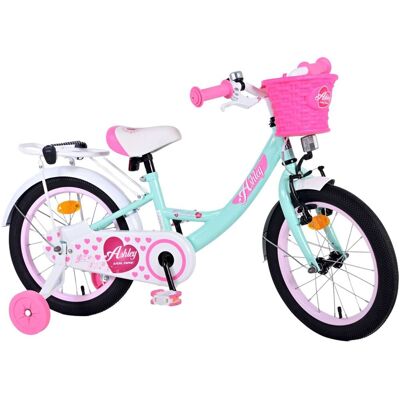 Volare ashley kinderfiets - meisjes - 16 inch - groen Mintgroen Volare ashley kinderfiets - meisjes - 16 inch - groen Mintgroen