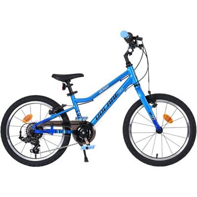 Volare venom kinderfiets - jongens - 18 inch - 6 speed - blauw - twee handremmen Volare venom kinderfiets - jongens - 18 inch - 6 speed - blauw - twee handremmen