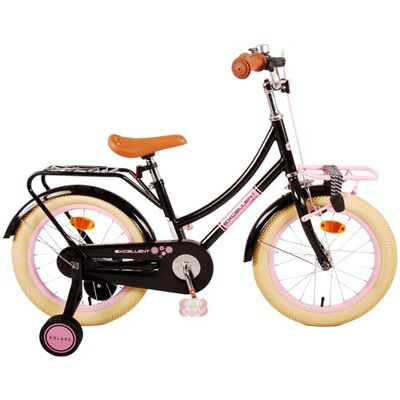 Volare excellent kinderfiets - meisjes - 16 inch - zwart - 95% afgemonteerd Roze Volare excellent kinderfiets - meisjes - 16 inch - zwart - 95% afgemonteerd Roze