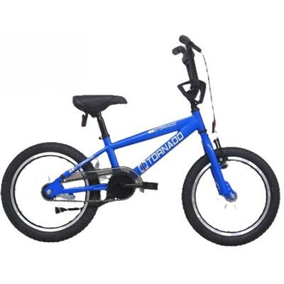Tornado 16 inch bmx / cross fiets blauw 2000161 Blauw Tornado 16 inch bmx / cross fiets blauw 2000161 Blauw