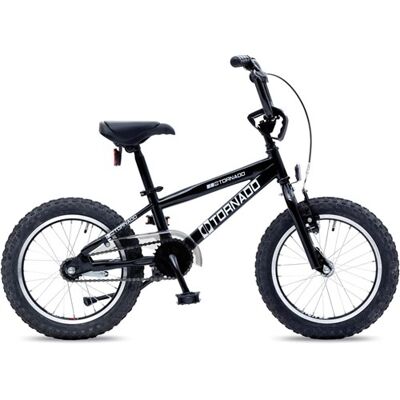 Tornado 16 inch bmx / cross fiets zwart 2000157 Zwart Tornado 16 inch bmx / cross fiets zwart 2000157 Zwart