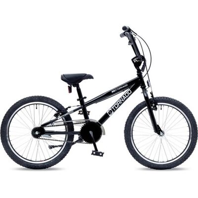 Tornado 20 inch bmx / cross fiets zwart 2000159 Zwart Tornado 20 inch bmx / cross fiets zwart 2000159 Zwart