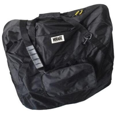 Mirage Vouwfiets tas bike portage bag voor 16"-20" vouwfiets zwart Zwart Mirage Vouwfiets tas bike portage bag voor 16"-20" vouwfiets zwart Zwart