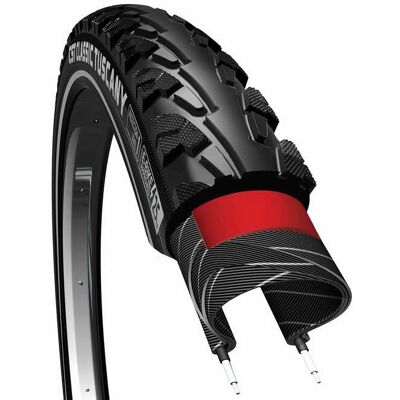 Cst buitenband 24x1.90 50-507 reflectie classic tuscany zwart Cst buitenband 24x1.90 50-507 reflectie classic tuscany zwart