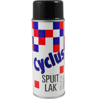 Cycplus Cyclus spuitlak zwart 400ml Cycplus Cyclus spuitlak zwart 400ml