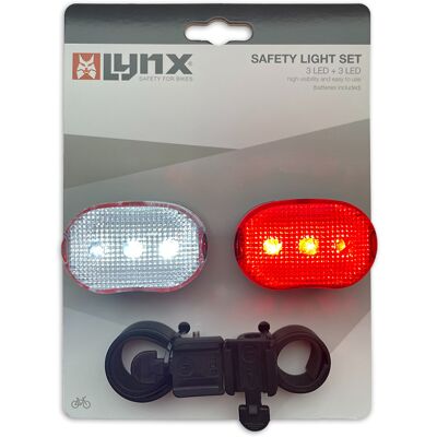Lynx Verlichtingsset classic duo Zwart Lynx Verlichtingsset classic duo Zwart