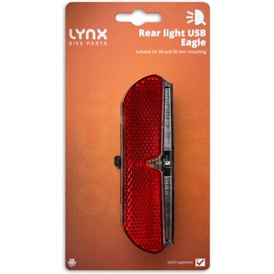 Lynx Achterlicht usb eagle Zwart Lynx Achterlicht usb eagle Zwart
