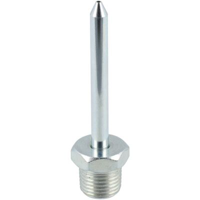 Elvedes spuitnaald rollerbrake vetspuit �4mm 48mm Zilver Elvedes spuitnaald rollerbrake vetspuit �4mm 48mm Zilver