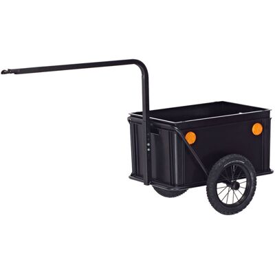 Roland Mini Boy Fietsaanhanger - 12 inch, 60L, Zwart Roland Mini Boy Fietsaanhanger - 12 inch, 60L, Zwart