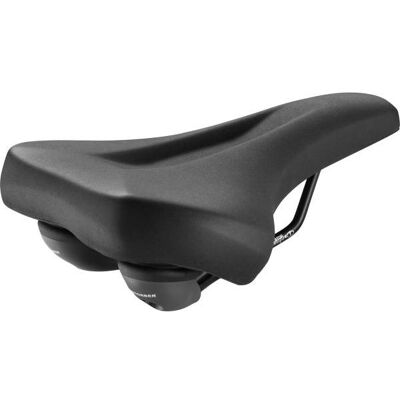 Selle Monte Grappa Monte grappa zadel apnea air met elastomeer zwart Selle Monte Grappa Monte grappa zadel apnea air met elastomeer zwart