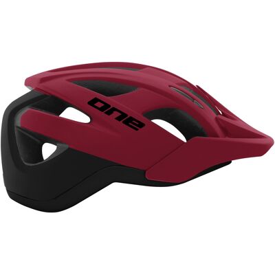 ONE helm trail pro m/l (58-61) black/red Zwart ONE helm trail pro m/l (58-61) black/red Zwart