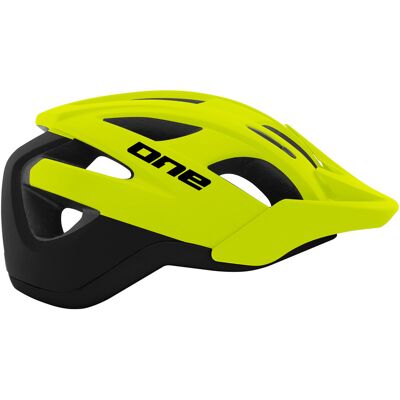 ONE helm trail pro s/m (55-58) black/green Zwart ONE helm trail pro s/m (55-58) black/green Zwart