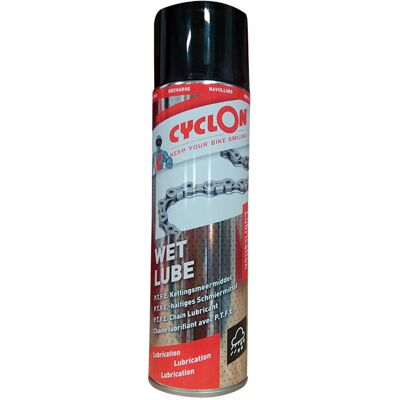 Cyclon wet weather lube navulling 625ml Zwart-zilver Cyclon wet weather lube navulling 625ml Zwart-zilver