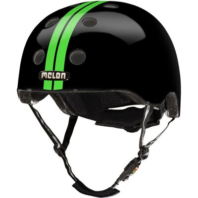 Melon helm urban active straight green black xxs-s Zwart Melon helm urban active straight green black xxs-s Zwart